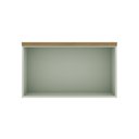 Ver imagem 2 de Armário Aéreo 80cm Cozinha Modulada com Porta Basculante Mdf Cor:mint com Ébano