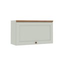 Ver imagem 4 de Armário Aéreo 80cm Cozinha Modulada com Porta Basculante Mdf Cor:mint com Ébano