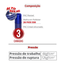 Ver imagem 4 de Jogo Mangueira Trançada Siliconada Standard Bitola 7/16'' Esp. 1,6mm Rolo 20 Metros Durín