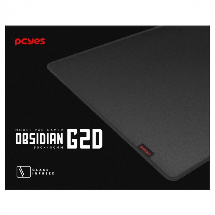 Mouse Pad Gamer Pcyes Obsidian G2d 500x400mm - Tecido com Infusao de Vidro - Pempg2d 207001 - 5