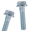 Ver imagem 2 de PARAFUSO SEXTAVADO C/ FLANGE E SERRILHA M6 X 30 ZINCO 50UN