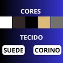 Ver imagem 4 de Cama Base Box Casal Bipartido Corino Preto - Duas Peças de 69x188