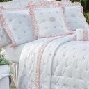 Ver imagem 3 de Kit Cobre Leito Rivieri Casal King 5 Peças Percal 400 Fios 100% Algodão - Branco