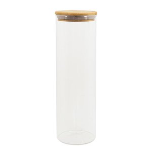 Pote de Mantimentos Redondo 2000ml Tampa Bambu Oikos