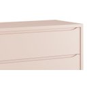 Ver imagem 4 de Cômoda Gaveteiro Théo New Rosa Fosco com Madeira - MoveisAqui