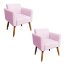 Ver imagem 1 de Kit 02 Poltronas Marisa Rosa Bebê