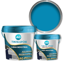 Ver imagem 1 de Tinta Epoxi Industrial Azul Claro Ag - Ral5012