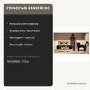 Ver imagem 2 de Objeto Decorativo Familia Projeto de Deus Madeira Pinus Amadeirado Shoppingnet para Sala e Estante