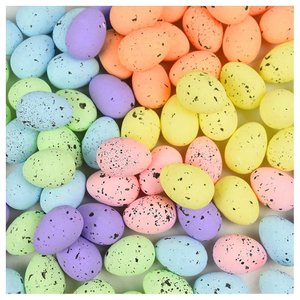 Enfeite Decorativo Ovo de Páscoa 30 Unidades com Haste