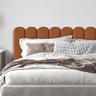 Cabeceira Modulada Estofada Adesiva Nuvem 1 Módulo 60x20cm Terra Cota - 2