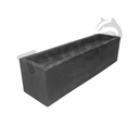 Ver imagem 6 de Vaso Floreira Jardineira Flat Polietileno 57x15x15cm Japi - Preto Ardósia