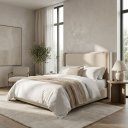 Ver imagem 2 de Cabeceira de Cama Queen Pier Estofada Off White 188cm Alto Padrão