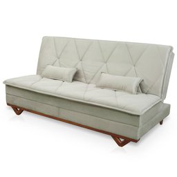 Sofá Cama Estoril 1,90m Suede Velut - King House - 8