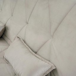 Sofá Cama Estoril 1,90m Suede Velut - King House - 5