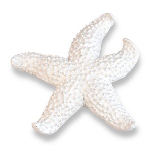 Estrela Decorativa de Mesa Branca em Resina 16 Cm