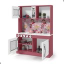 Ver imagem 4 de Armário Infantil Armário Cozinha Infantil Lux 77cm MDF Branco e Rosa