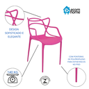 Ver imagem 7 de Cadeira Allegra Rosa - Kit com 4