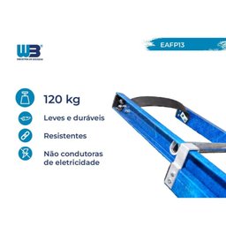 Escada em Fibra Extensível Vazada 15 Degraus 2,90x4,70m Premium WBertolo - 4