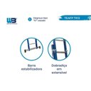 Ver imagem 3 de Escada em Fibra Tesoura Extensível 7x12 Degraus 2,20x3,80m Premium WBertolo