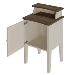 Mesa de Apoio Charlotte Pinho/Off White Artely - 4