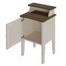 Mesa de Apoio Charlotte Pinho/Off White Artely - 4