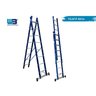 Escada em Fibra Tesoura Extensível 8x14 Degraus 2,50x4,40m Premium WBertolo - 5