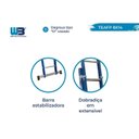 Ver imagem 3 de Escada em Fibra Tesoura Extensível 8x14 Degraus 2,50x4,40m Premium WBertolo