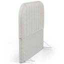 Ver imagem 6 de Cabeceira Cama Box Queen Estofada Orgânica 160cm Alice W01 Bouclê Cru - Lyam Decor