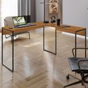 Ver imagem 3 de Mesa em L Industrial para Escritório e Home Office:xingu