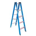 Ver imagem 1 de Escada em Fibra Tesoura Dupla 5 Degraus 1,50m Premium WBertolo