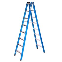 Escada em Fibra Tesoura Dupla 7 Degraus 2,10m Premium WBertolo - 1