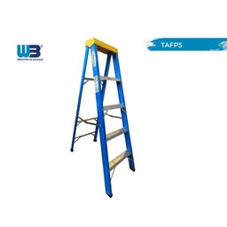 Escada em Fibra Tesoura 4 Degraus 1,50m com Patamar Premium WBertolo - 3