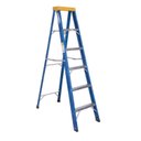 Ver imagem 1 de Escada em Fibra Tesoura 5 Degraus 1,80m com Patamar Premium WBertolo