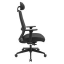 Ver imagem 4 de Cadeira Escritório Presidente Ergonômica NR17 Assento Regulável Signature Comfort Preto