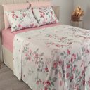 Ver imagem 4 de Jogo de Cama Duplo Casal 4 Peças 140 Fios 250x220cm Adele Realce Premium - Sultan