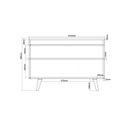 Ver imagem 5 de Buffet Rick 2 Portas Pés Palito Móveis