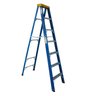 Escada em Fibra Tesoura 6 Degraus 2,10m com Patamar Premium Wbertolo - 1