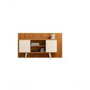 Ver imagem 2 de Home Theater Panorama para TV até 55 Polegadas 136cm MDP e MDF Off White Madetec Móveis