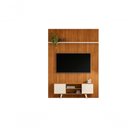 Ver imagem 4 de Home Theater Panorama para TV até 55 Polegadas 136cm MDP e MDF Off White Madetec Móveis