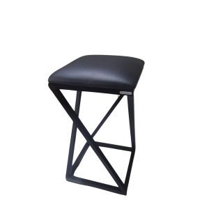 Banqueta Moderna Baixa para Mesa Bistrô Casa Cozinha Bar: Preto