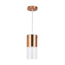 Ver imagem 1 de Lustre Pendente First Redondo 23cm E27 Cobre 1L