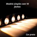 Ver imagem 4 de Arandela Led 10w Efeito 10 Fachos Branco Quente 3000-3500k Acabamento Preto Biv Marca Hitec