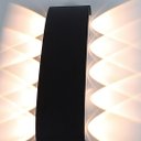 Ver imagem 1 de Arandela Led 10w Efeito 10 Fachos Branco Quente 3000-3500k Acabamento Preto Biv Marca Hitec