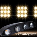 Ver imagem 6 de Arandela Led 10w Efeito 10 Fachos Branco Quente 3000-3500k Acabamento Preto Biv Marca Hitec