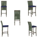 Ver imagem 5 de Mesa Bistro e 4 Banquetas Roma Marrom, Corda Náutica 10