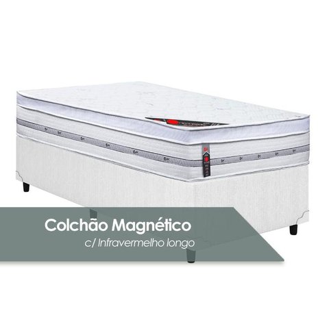Colchão Solteiro Castor Gold Star Magnético+Box White 88x188