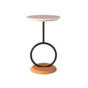 Ver imagem 3 de Mesa de Apoio Lateral Canto Fanny Menor Madeira com Estrutura Metal