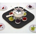 Ver imagem 2 de Prato Giratório Centro de Mesa Tampo Tábua para Mesa 70 Cm - Preto Laca