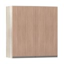 Ver imagem 1 de Armário Luciane 70cm 2 Portas Luci Legno Crema C/Cumaru