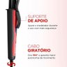 Modelador de Cachos Mondial Infinity Em-12 Cabo Giratório Bivolt Preto e Vermelho - 5
